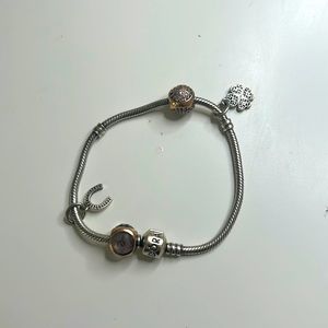 Vintage Pandora Charm Bracelet